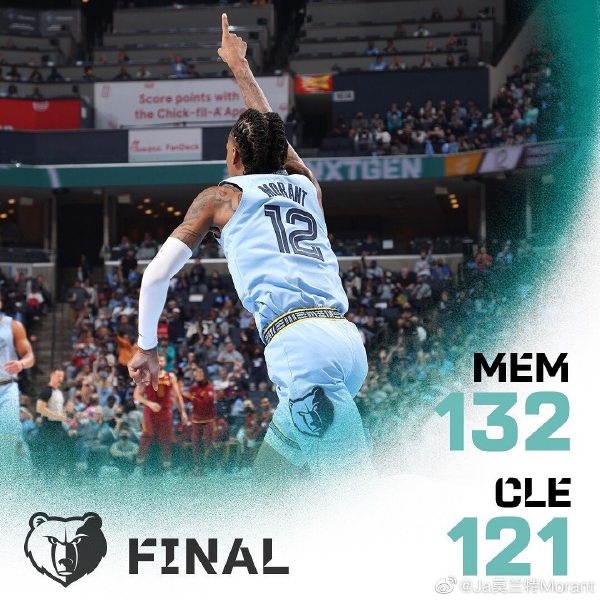 10月21日 NBA常規賽 騎士vs灰熊 全場錄像及集錦