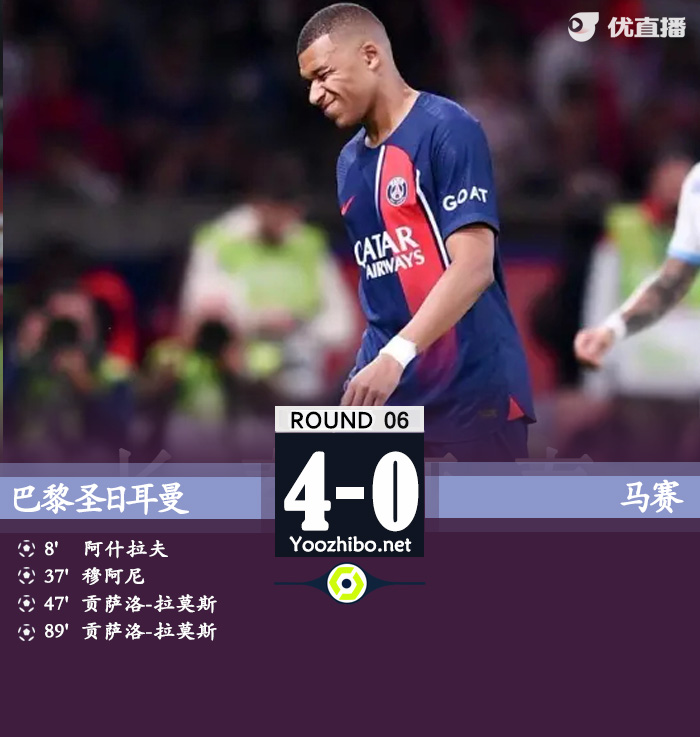 巴黎圣日耳曼vs馬賽