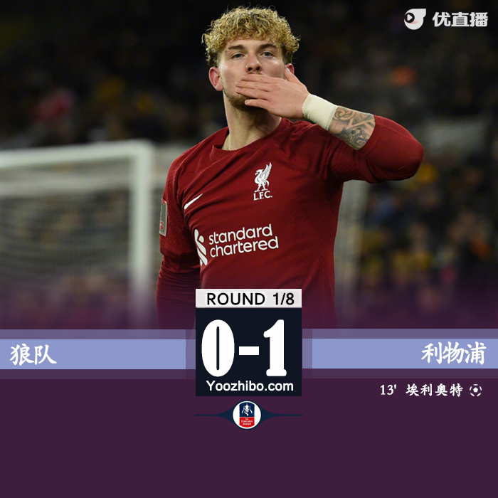 利物浦客場1-0戰勝狼隊晉級