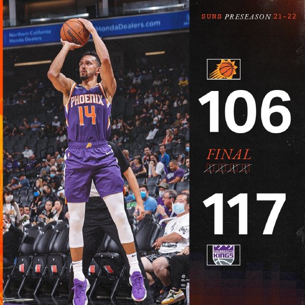 國王117-106擊敗太陽 巴恩斯18分 巴格利15+5