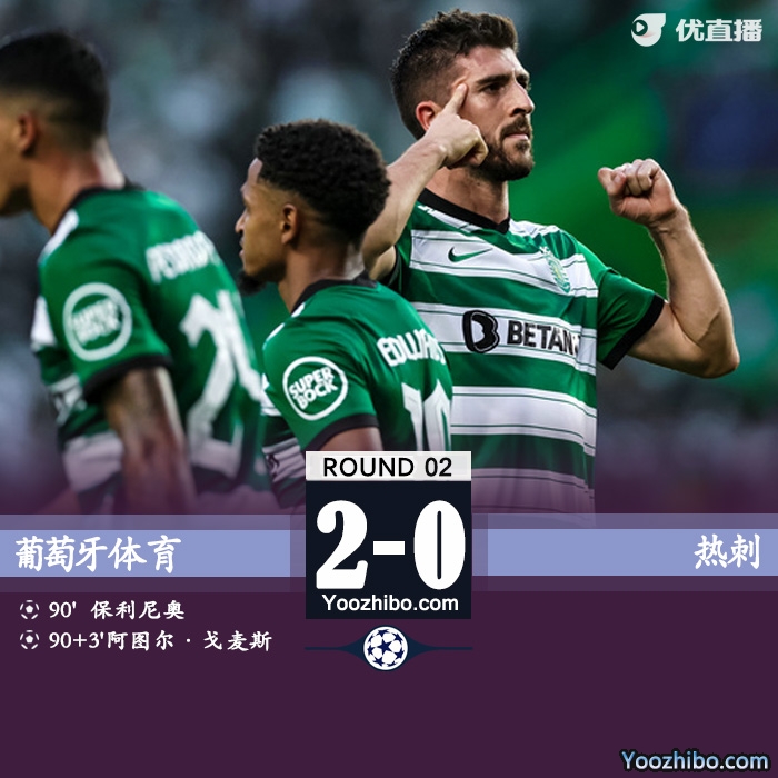 熱刺客場0-2不敵葡萄牙體育