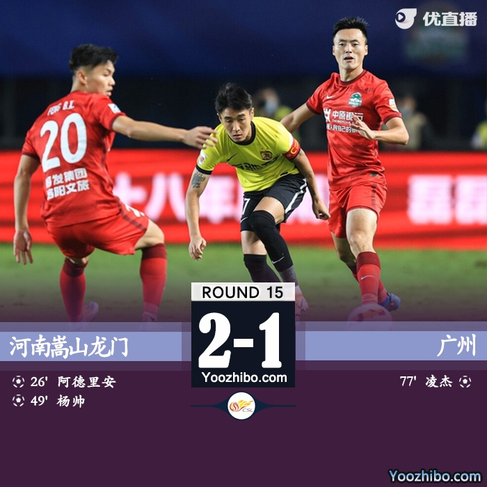 河南嵩山龍門2-1廣州